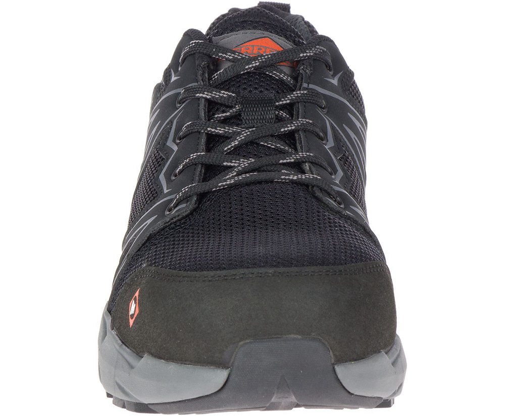 Merrell Sneakers Black - Fullbench Superlite Alloy Toe Wide Width - Mens 10QPRVLUJ